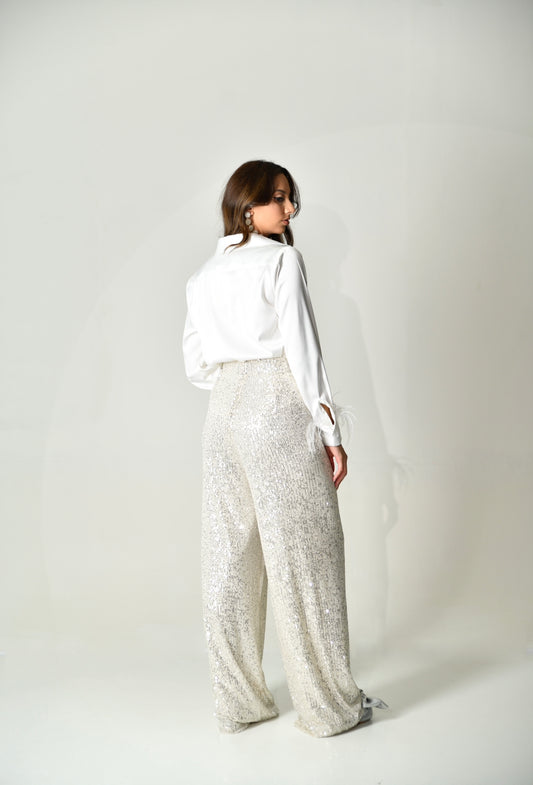 LET’S PARTY PANTS WHITE