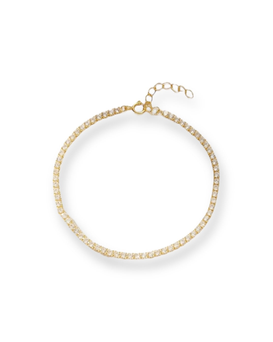 1 MM TENNIS BRACELET GOLD