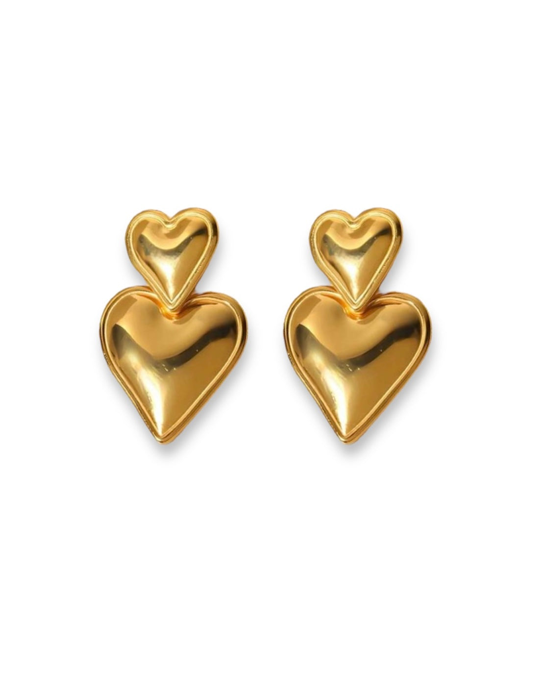 DOUBLE HEART EARRINGS
