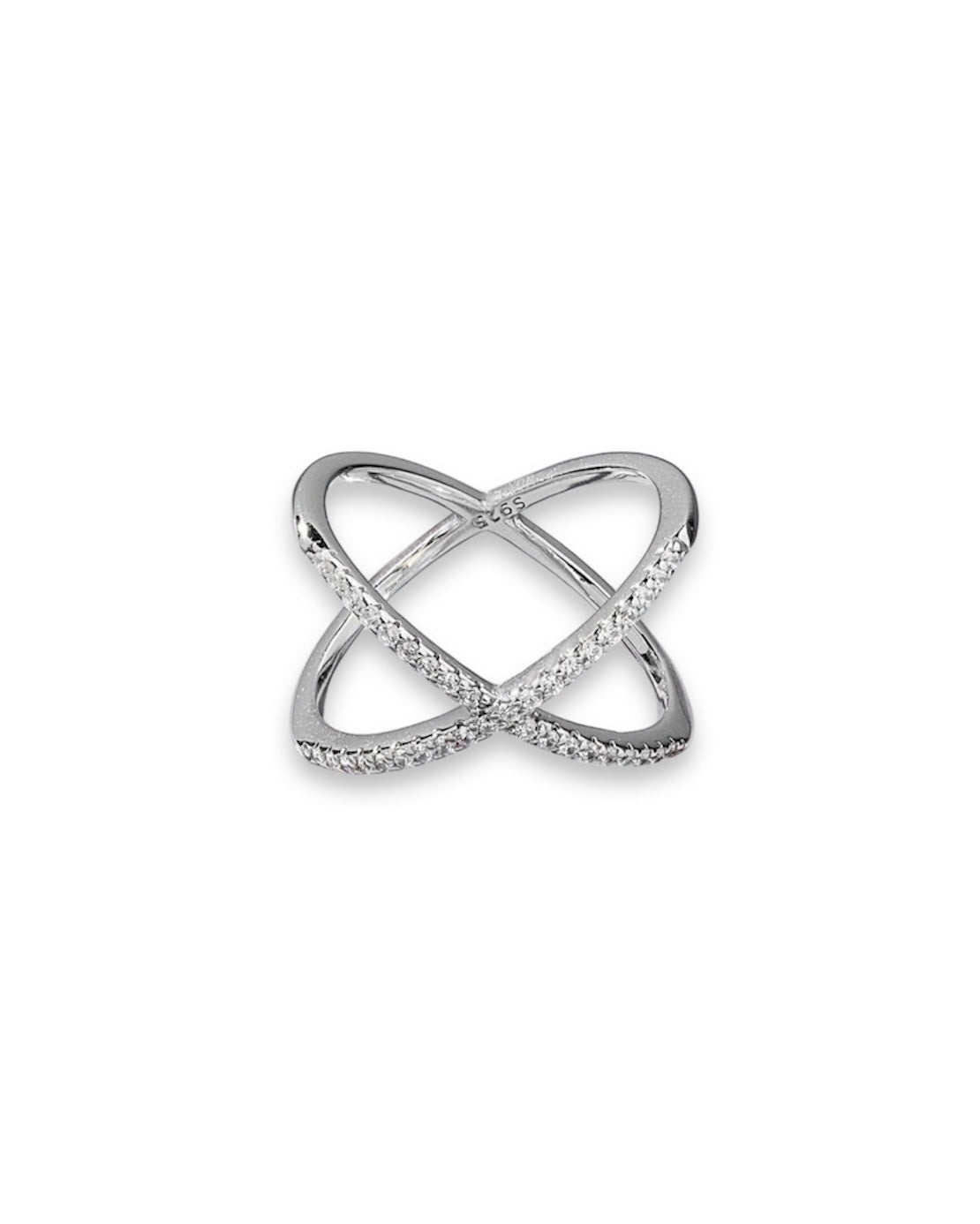 X SILVER RING