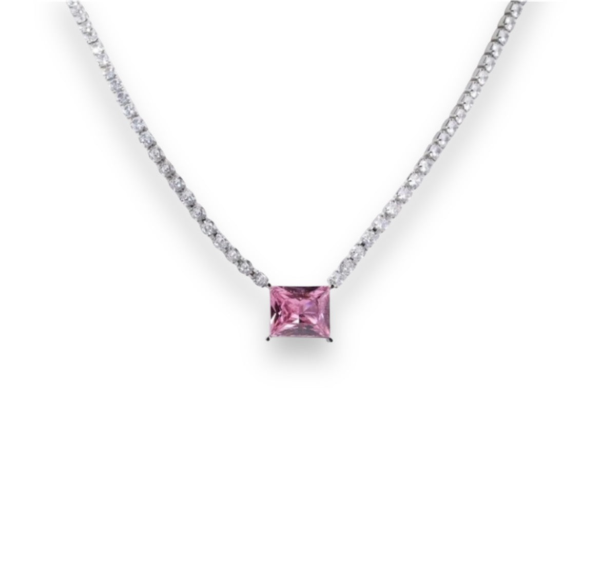 PINK ESMERALDA NECKLACE