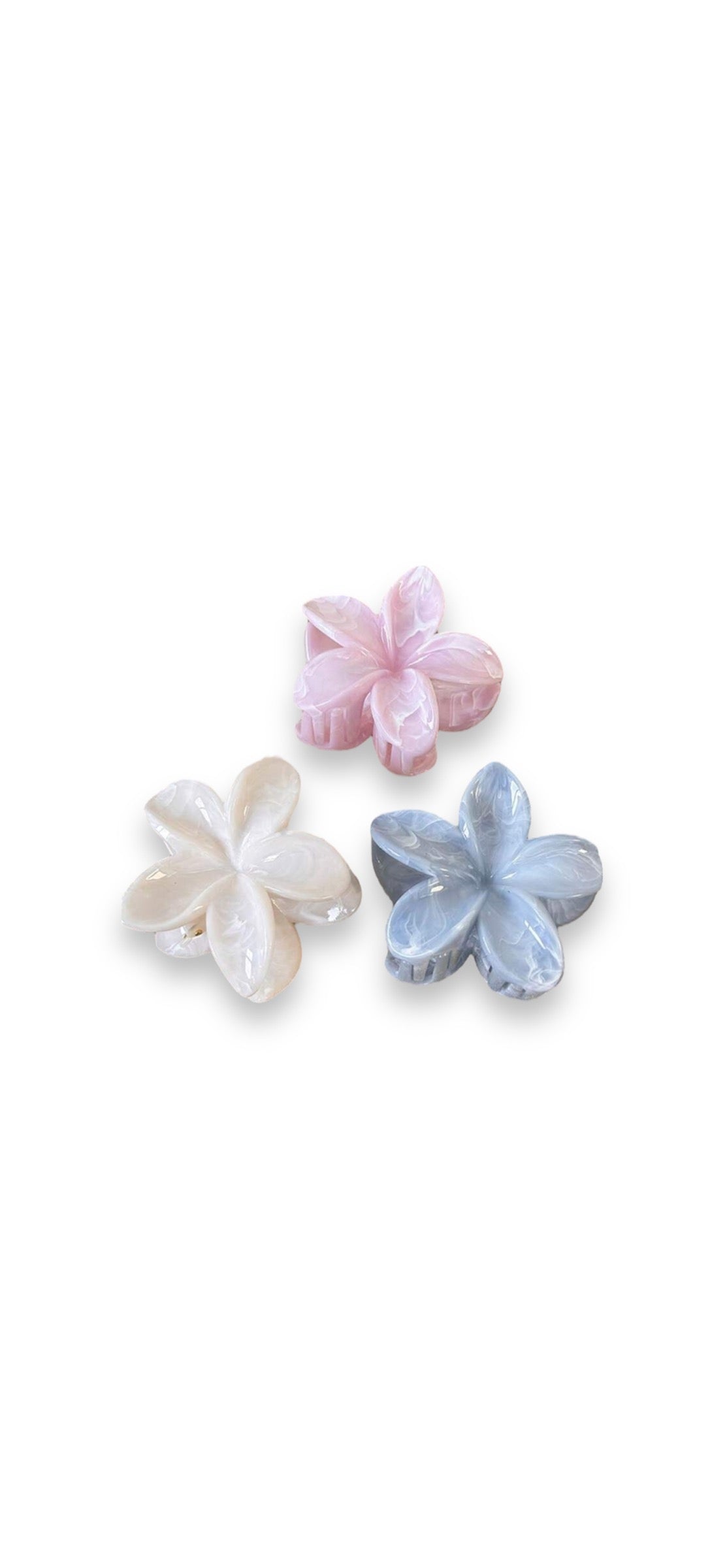 FLOWER HAIRCLIP PASTELS