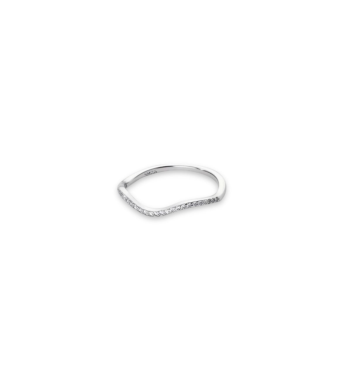 WAVE SILVER RING